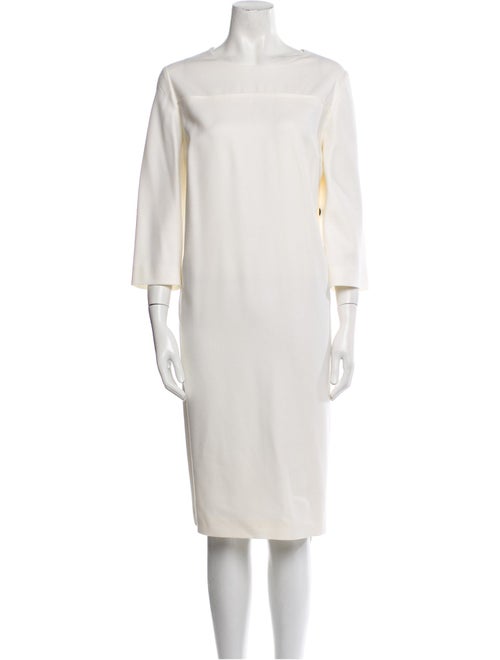 Escada Virgin Wool Midi Length Dress