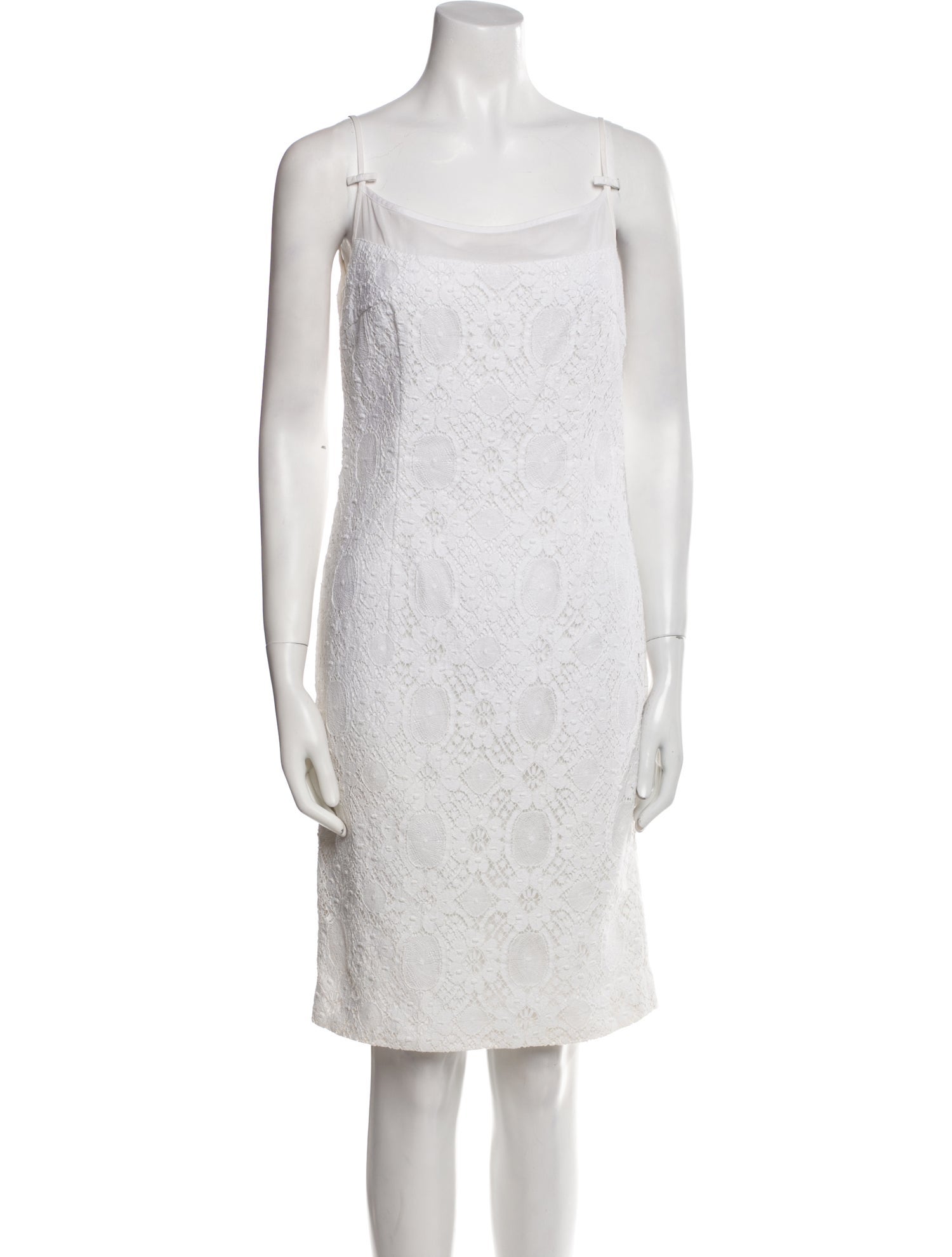 Escada Scoop Neck Knee-Length Dress