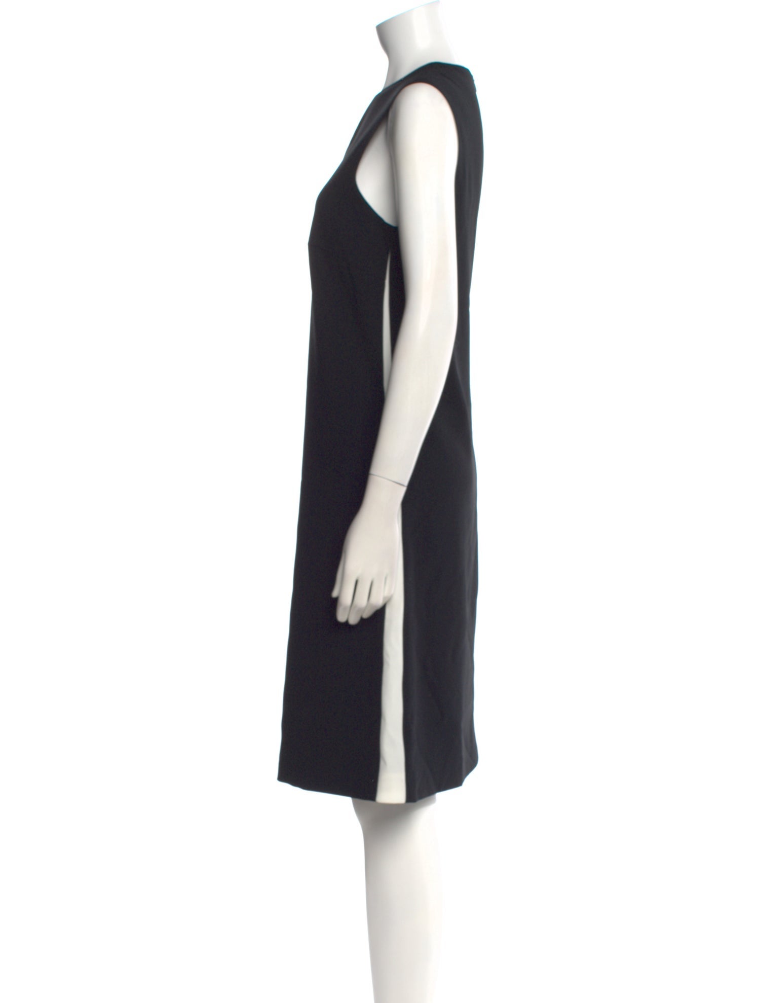 Escada Crew Neck Midi Length Dress