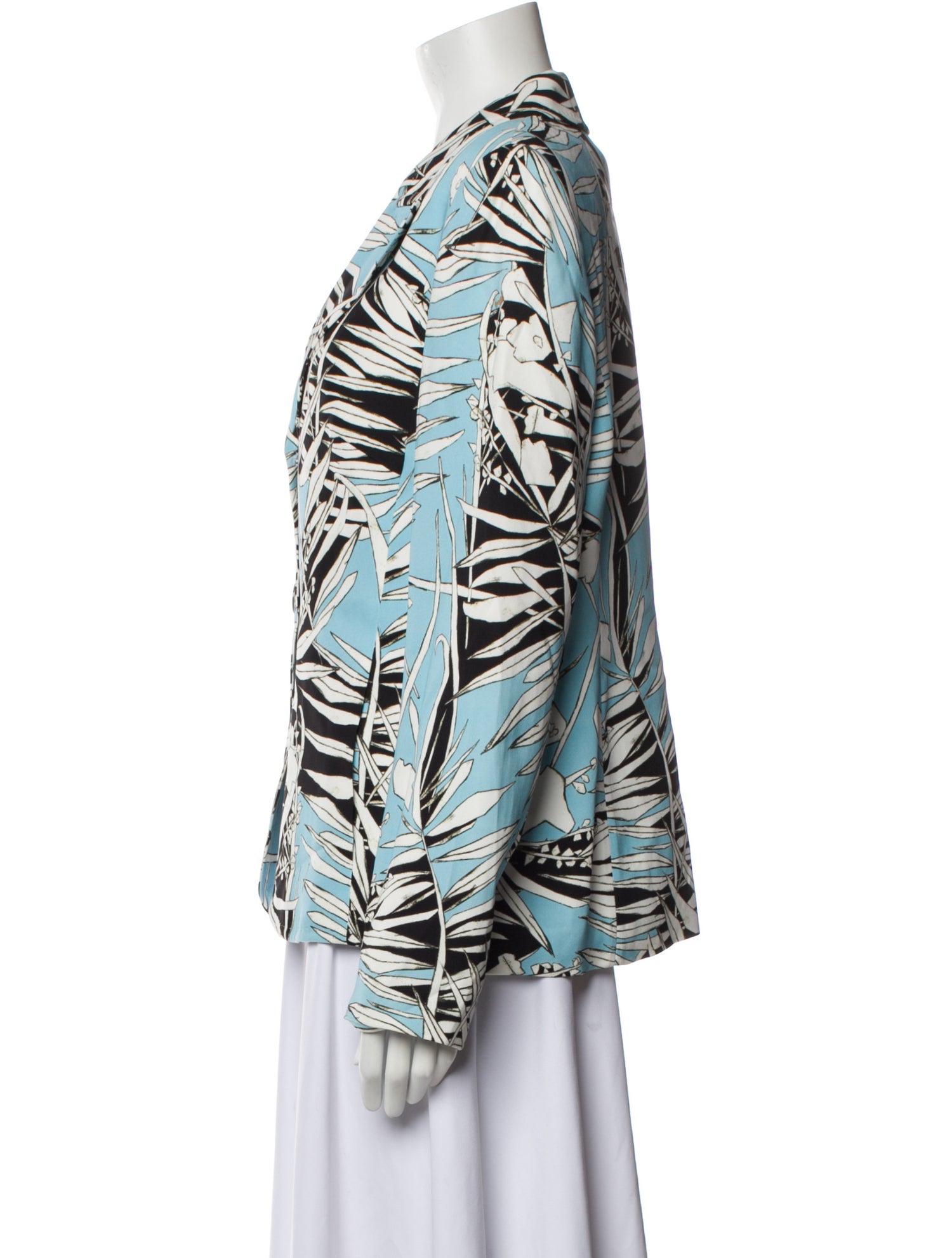 Escada Floral Print Blazer