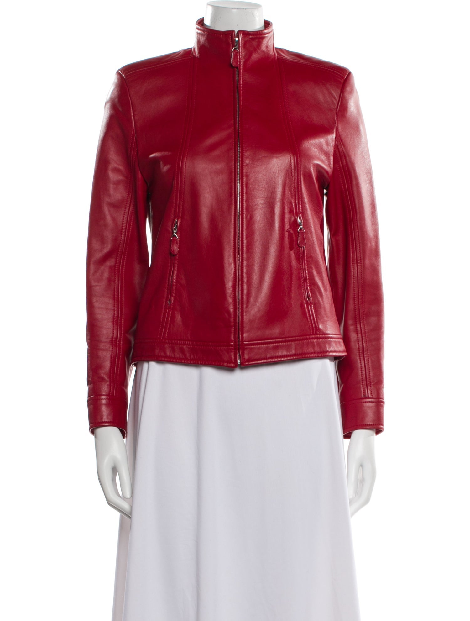 Escada Leather Biker Jacket