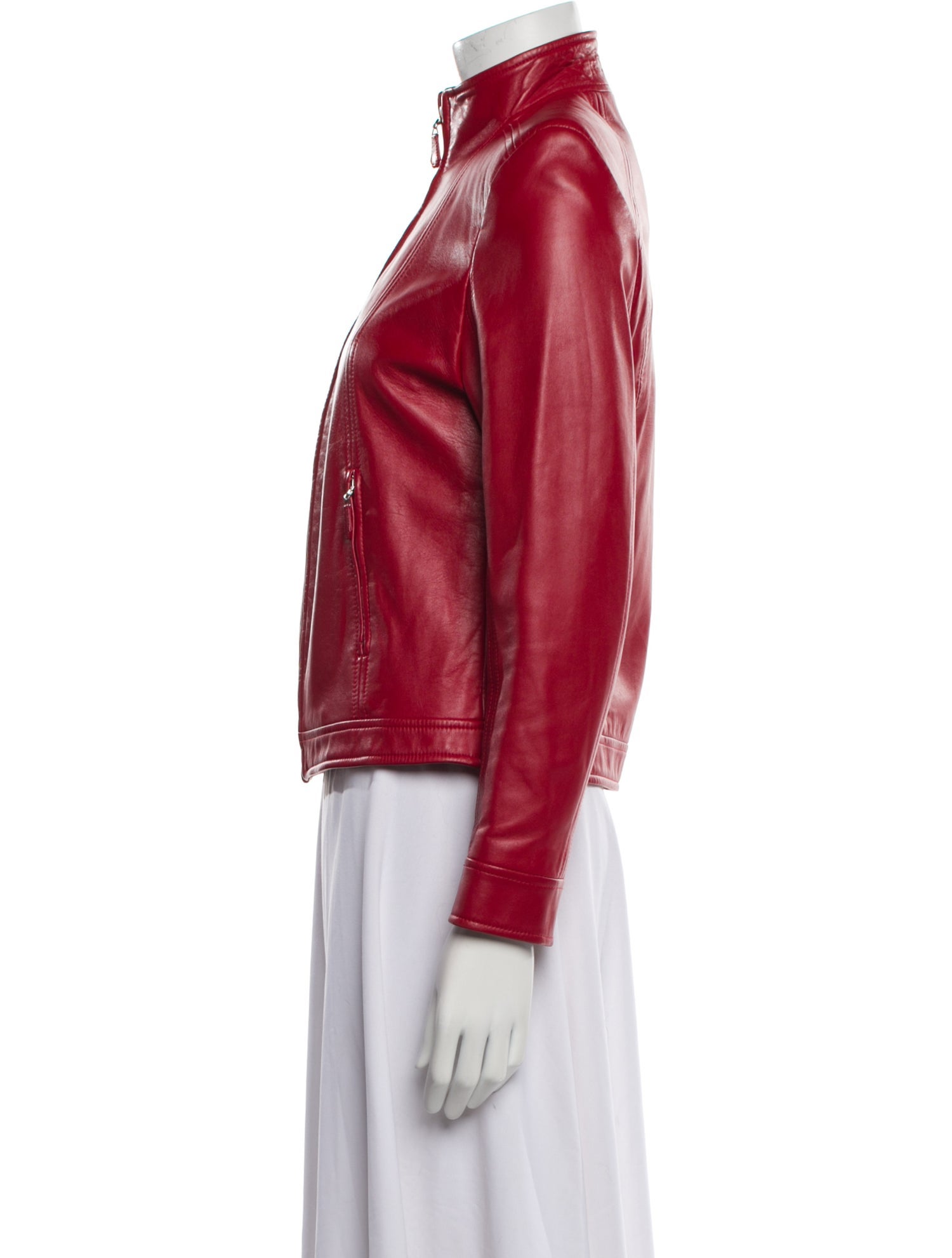 Escada Leather Biker Jacket