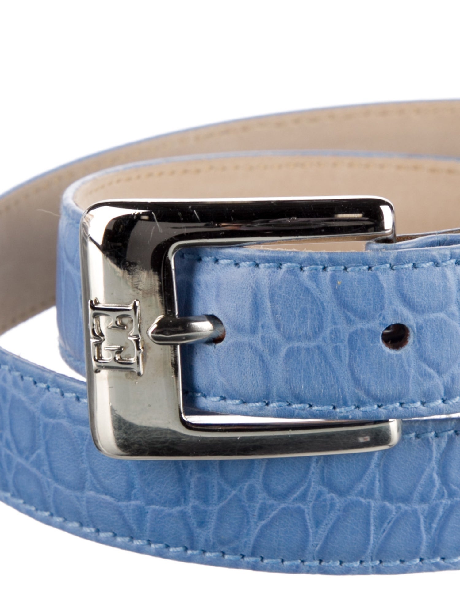 Escada Skinny Leather Belt