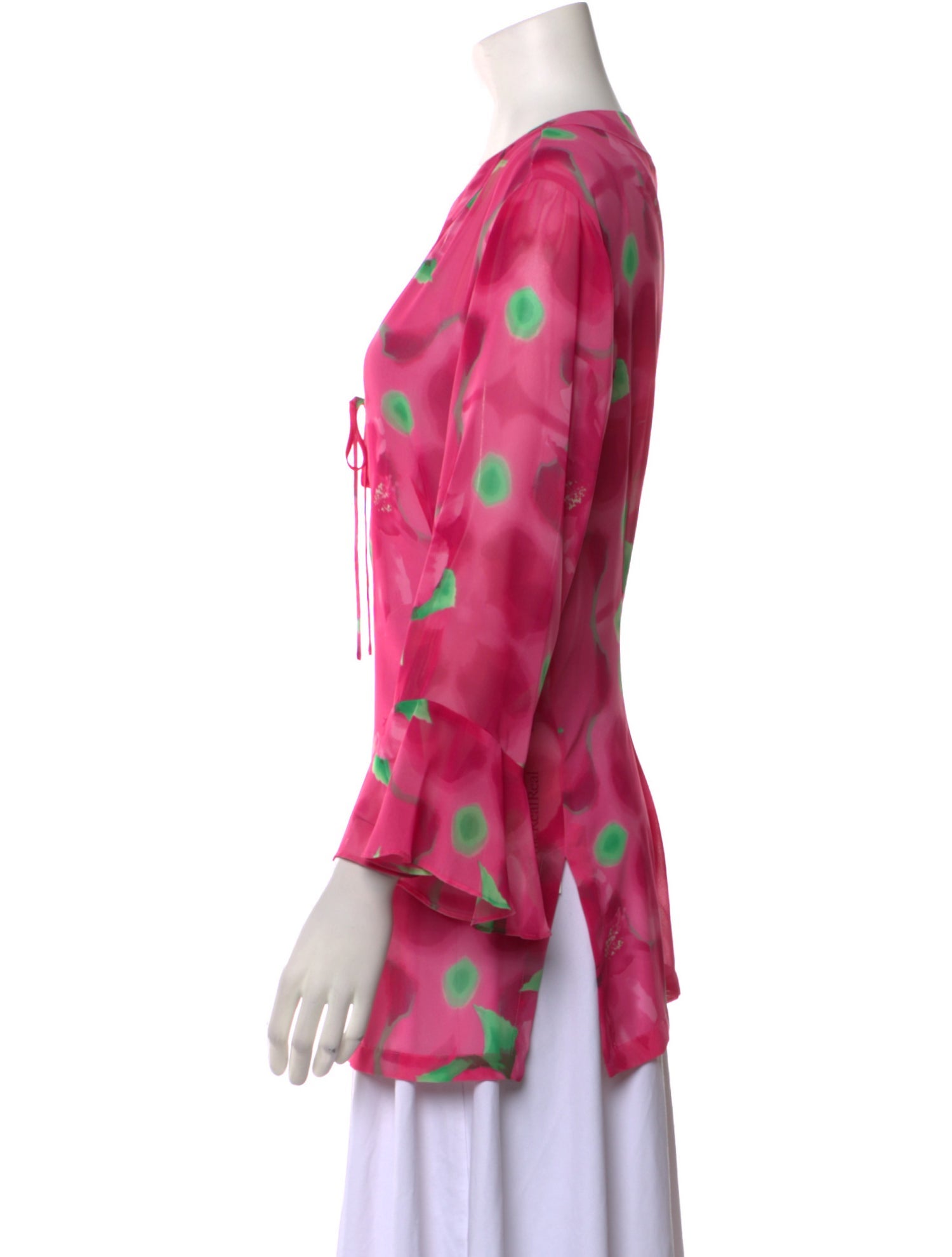 Escada Printed V-Neck Tunic