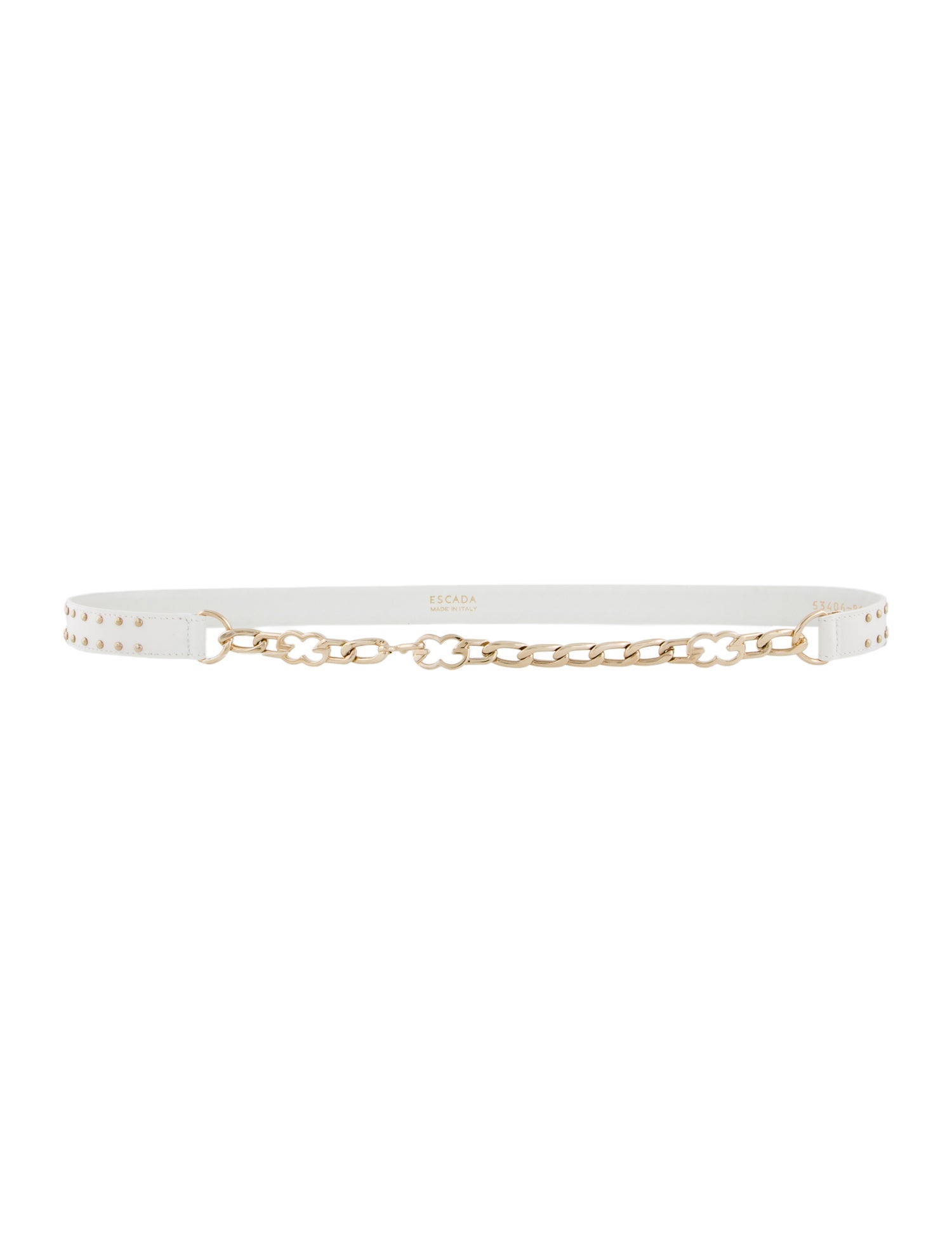 Escada Skinny Leather Waist Belt