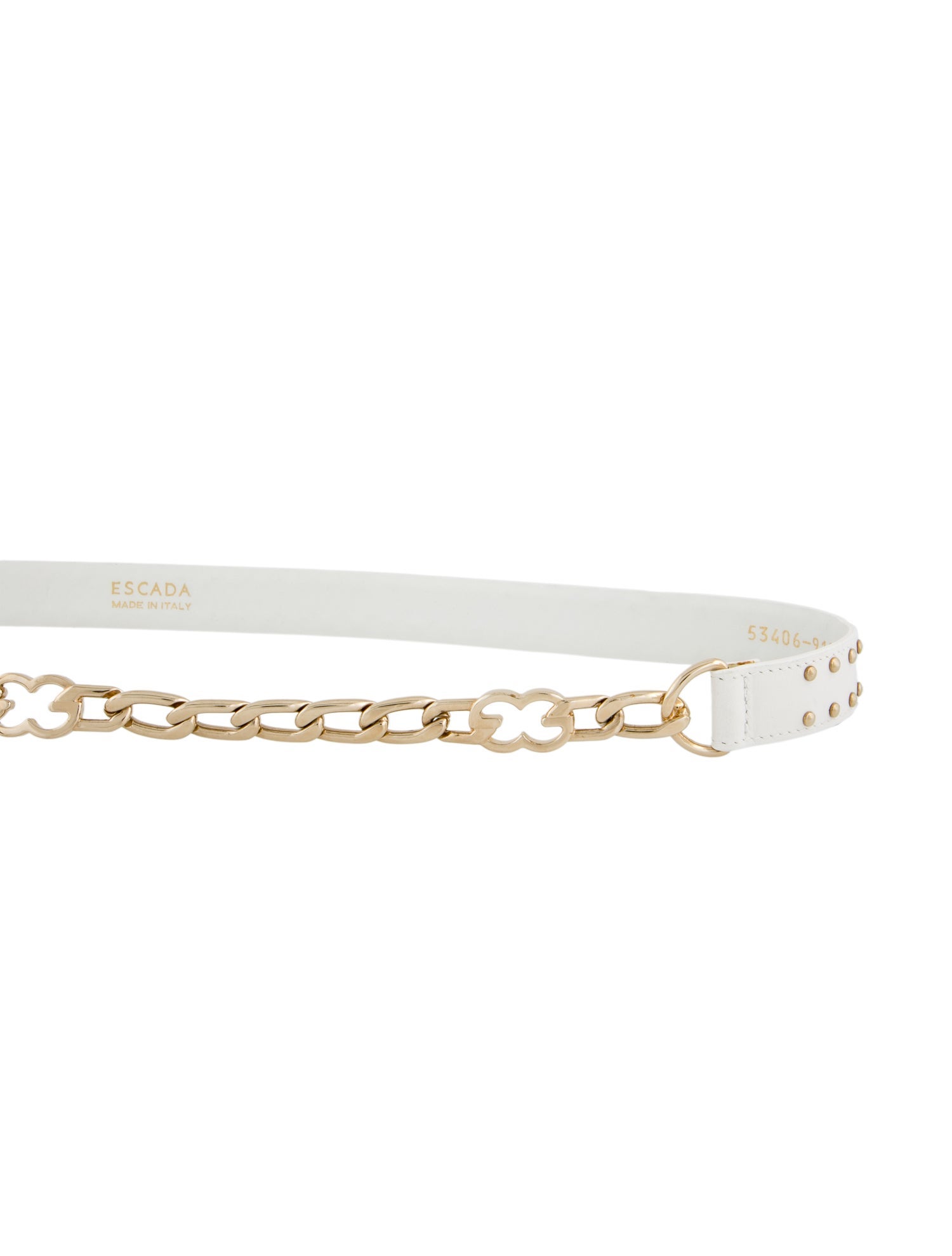 Escada Skinny Leather Waist Belt