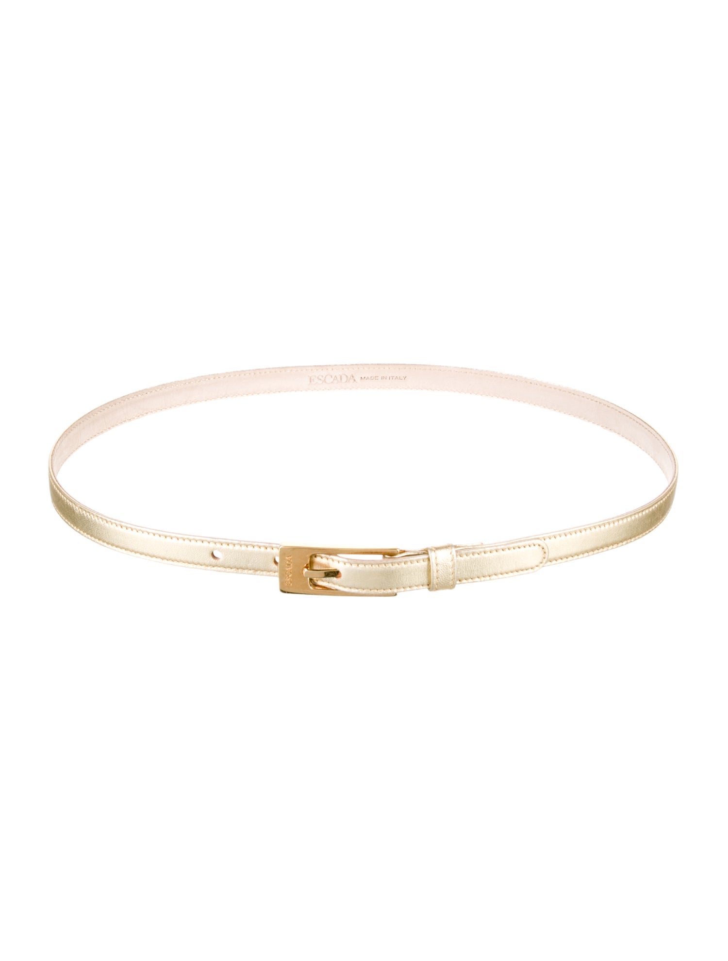 Escada Skinny Leather Belt