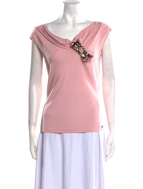 Escada Silk V-Neck Top
