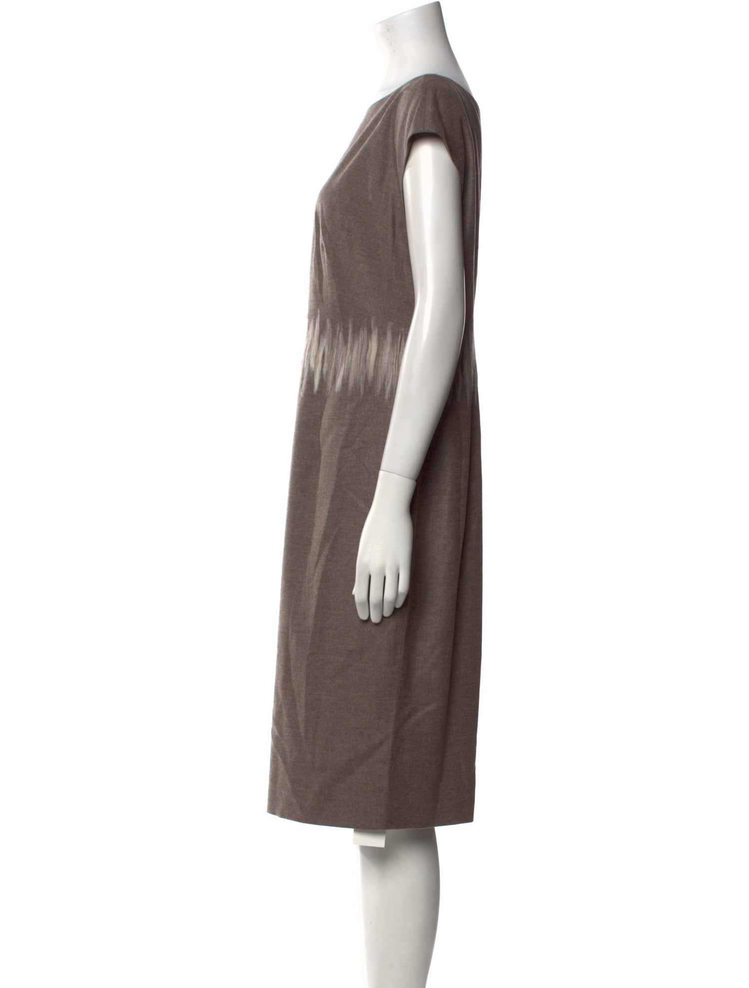 Escada Virgin Wool Midi Length Dress