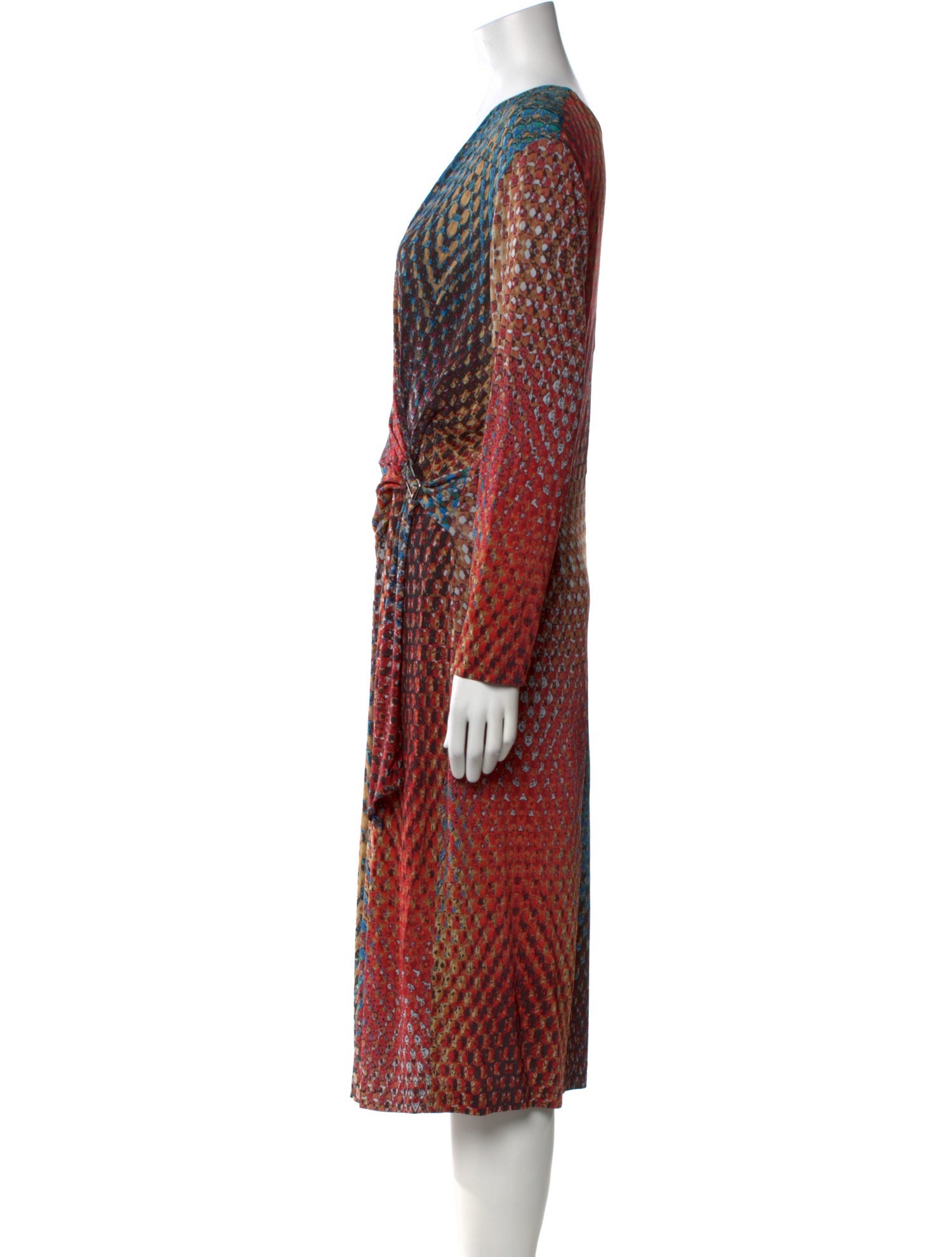 Escada Printed Knee-Length Dress