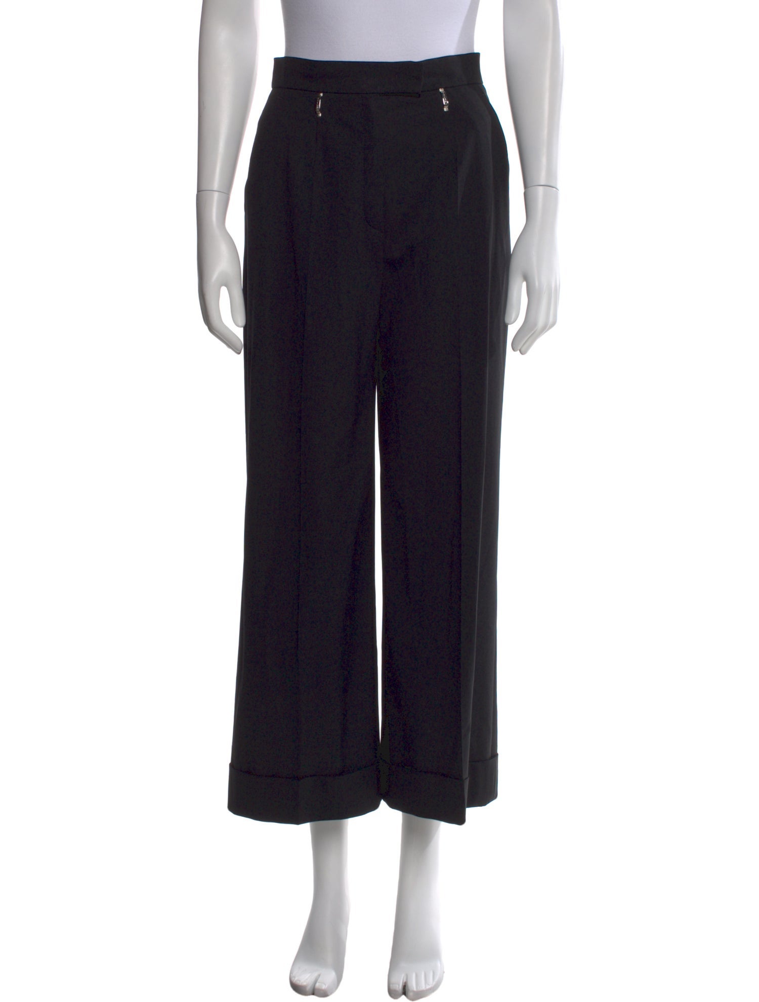 Escada Virgin Wool Wide Leg Pants