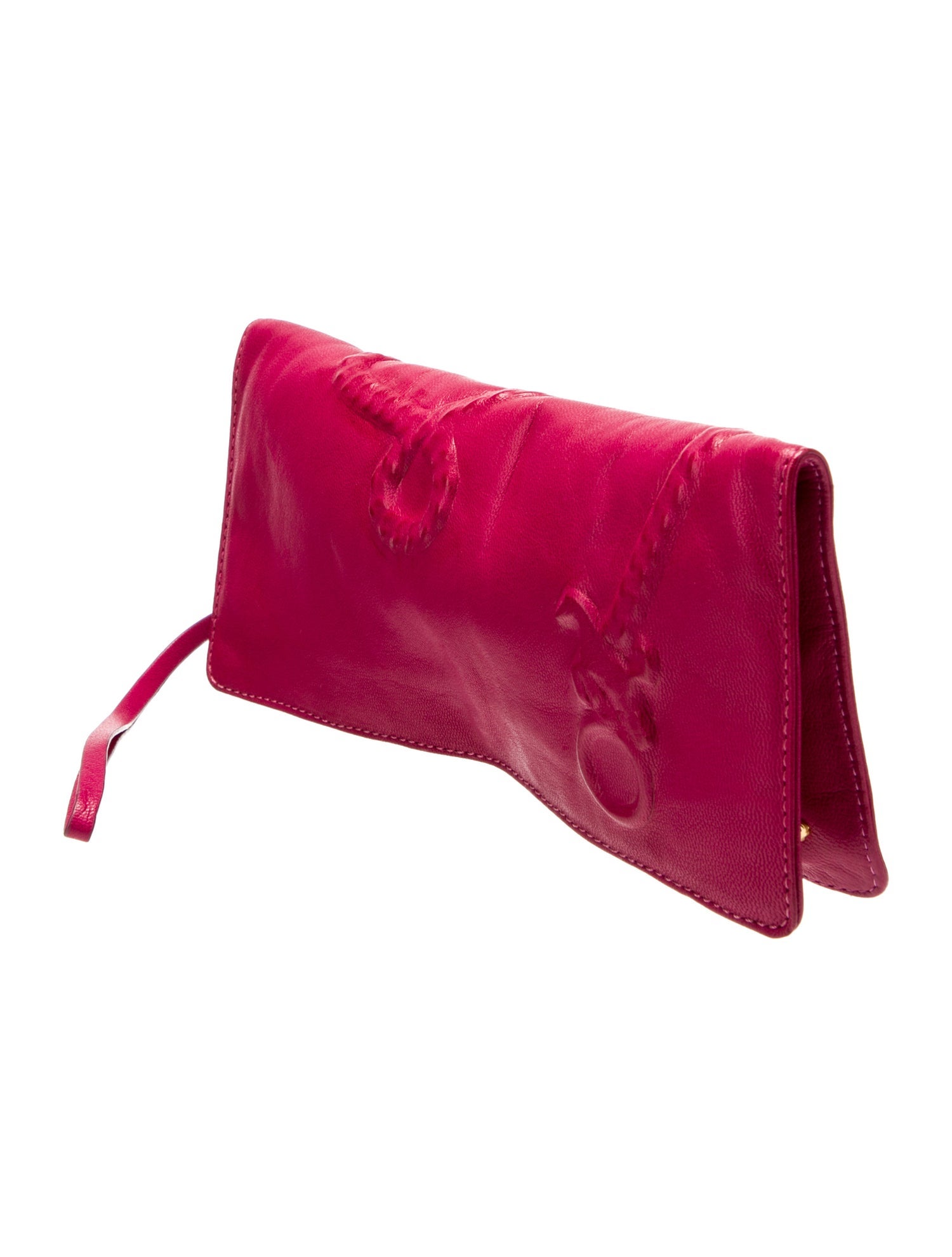 Escada Leather Clutch