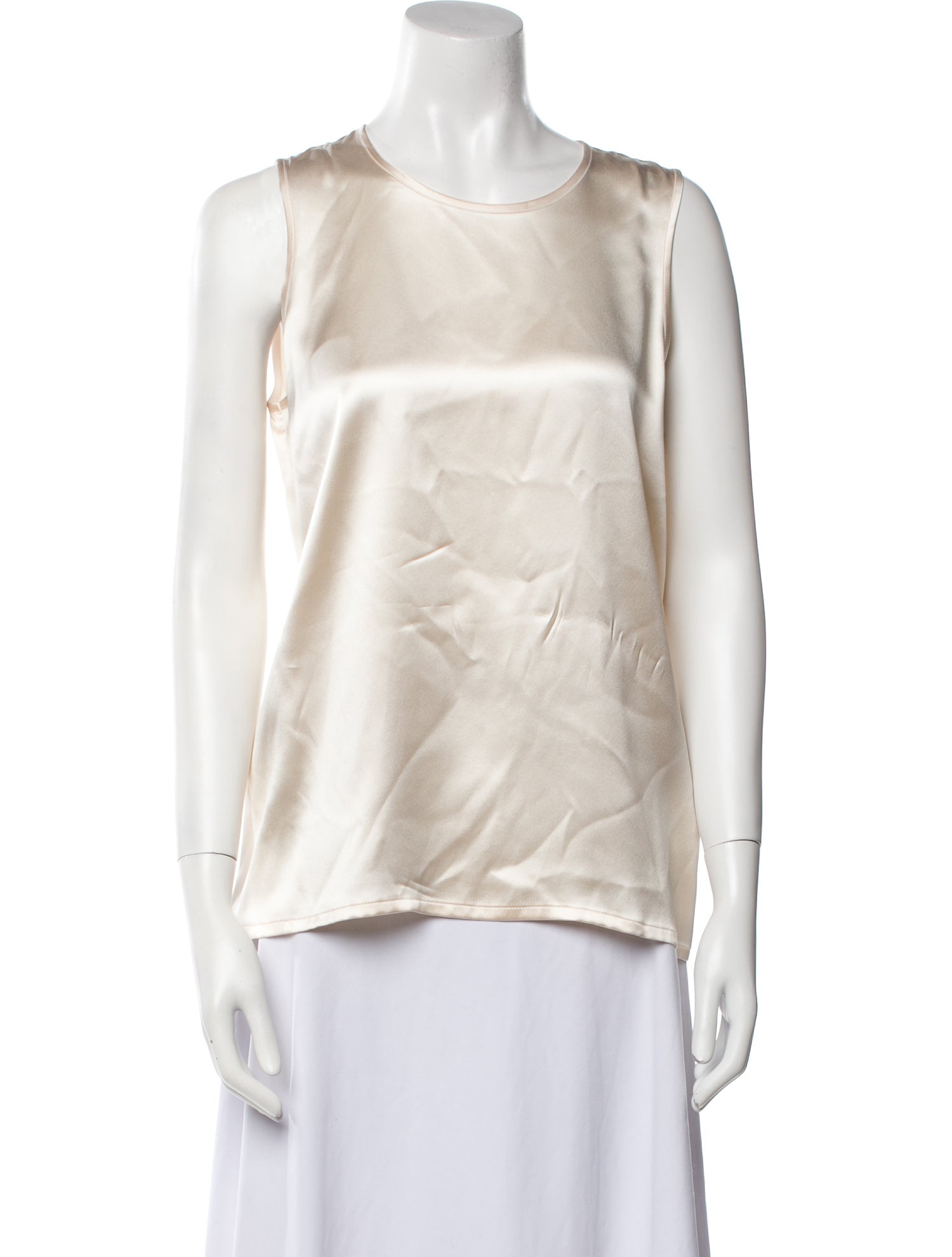 Escada Silk Scoop Neck Blouse