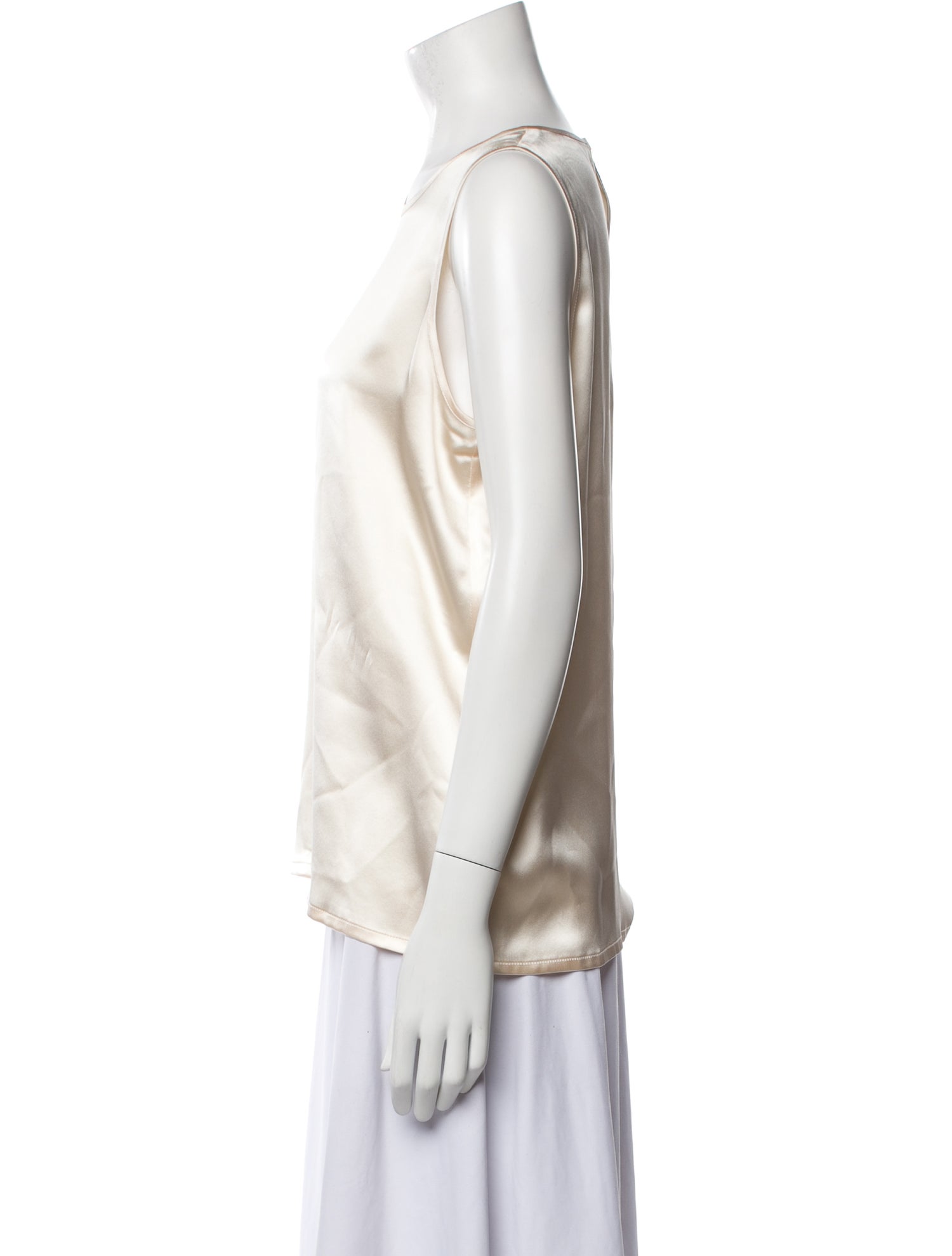 Escada Silk Scoop Neck Blouse