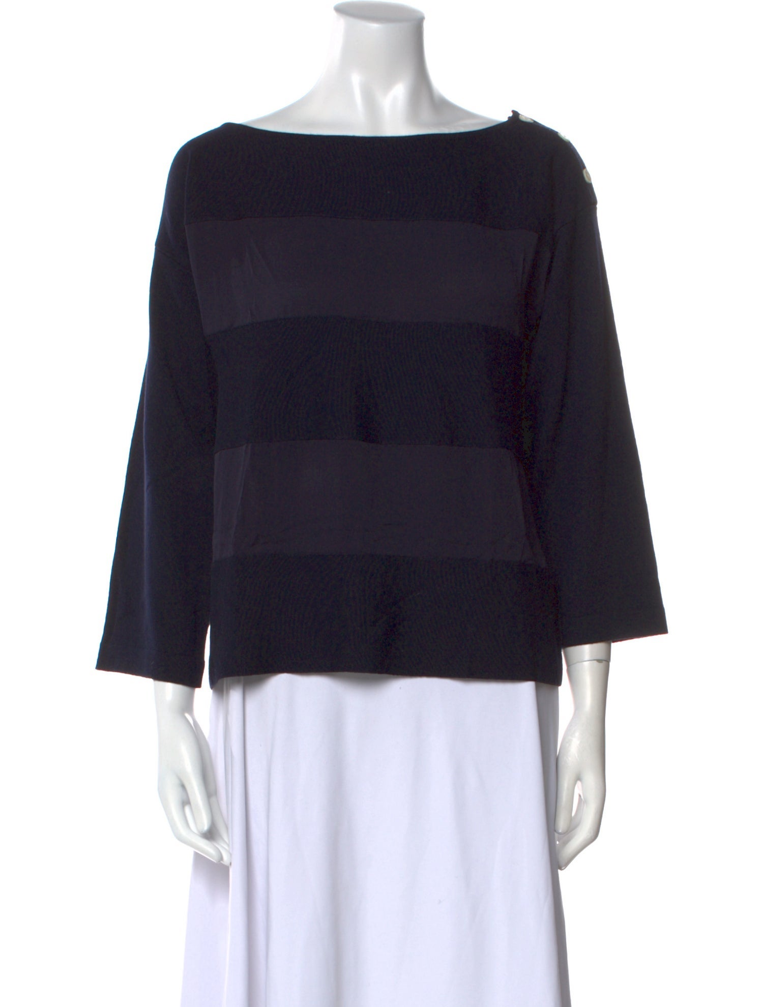 Escada Virgin Wool Striped Sweater