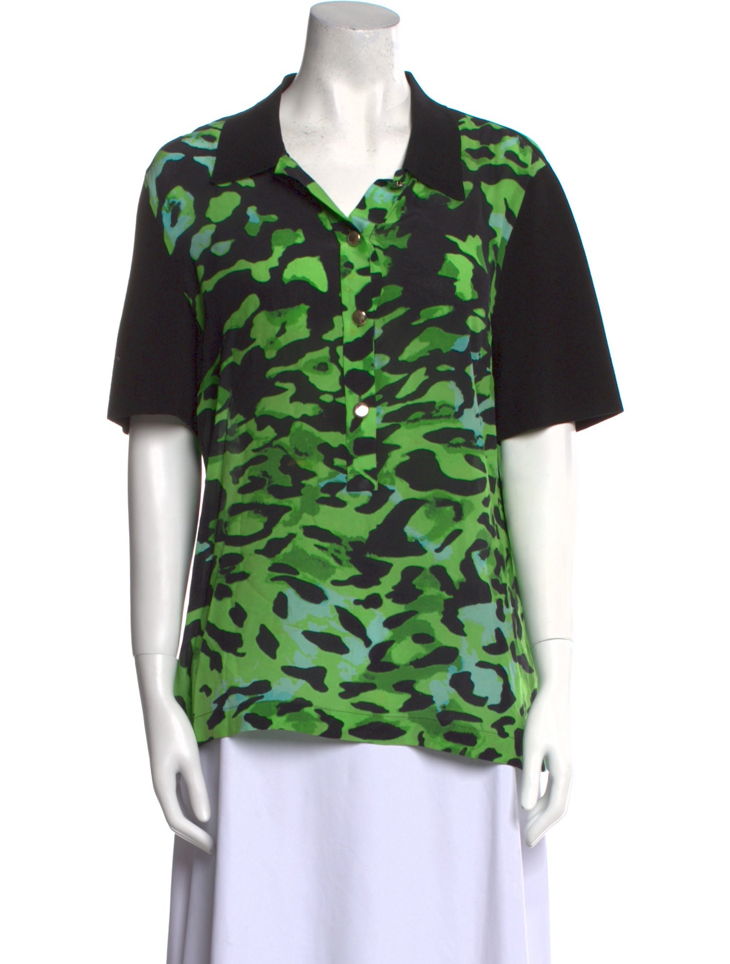Escada Silk Printed Polo
