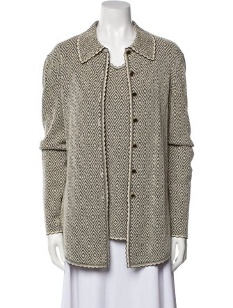 Escada Virgin Wool Patterned Set