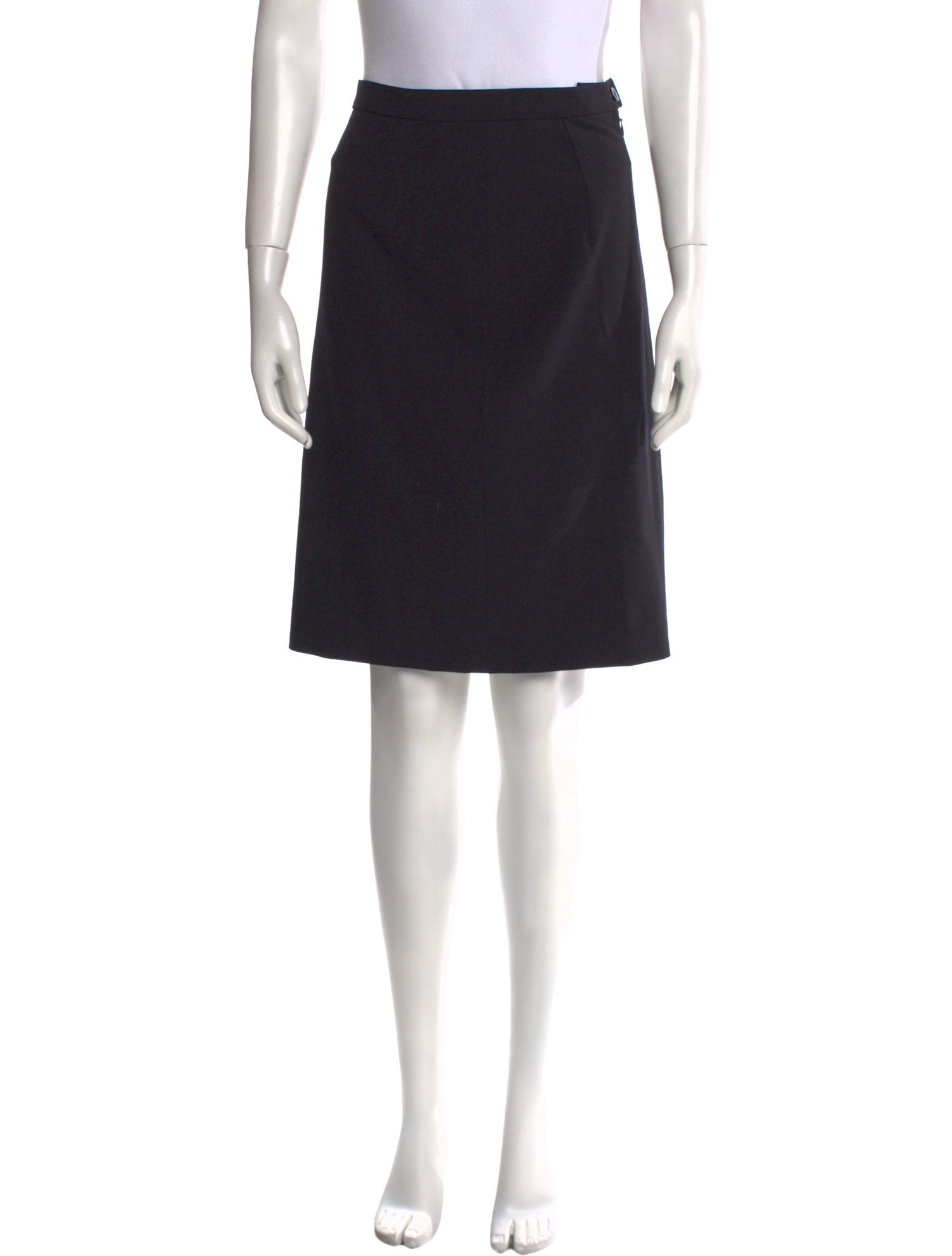 Escada Virgin Wool Knee-Length Skirt