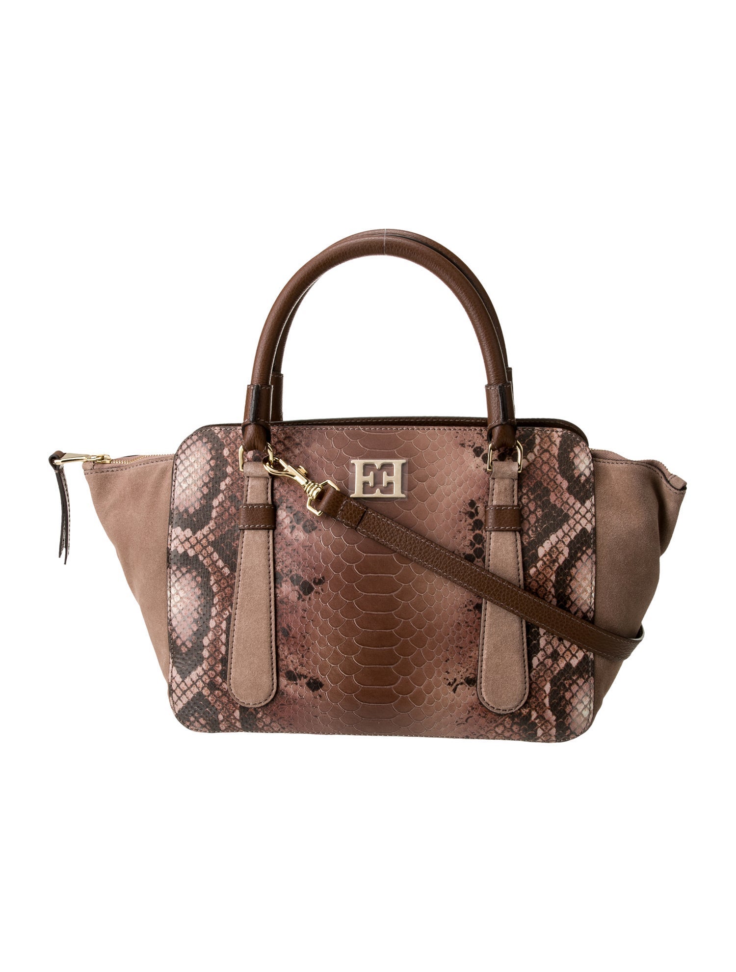 Escada Leather Top Handle Bag