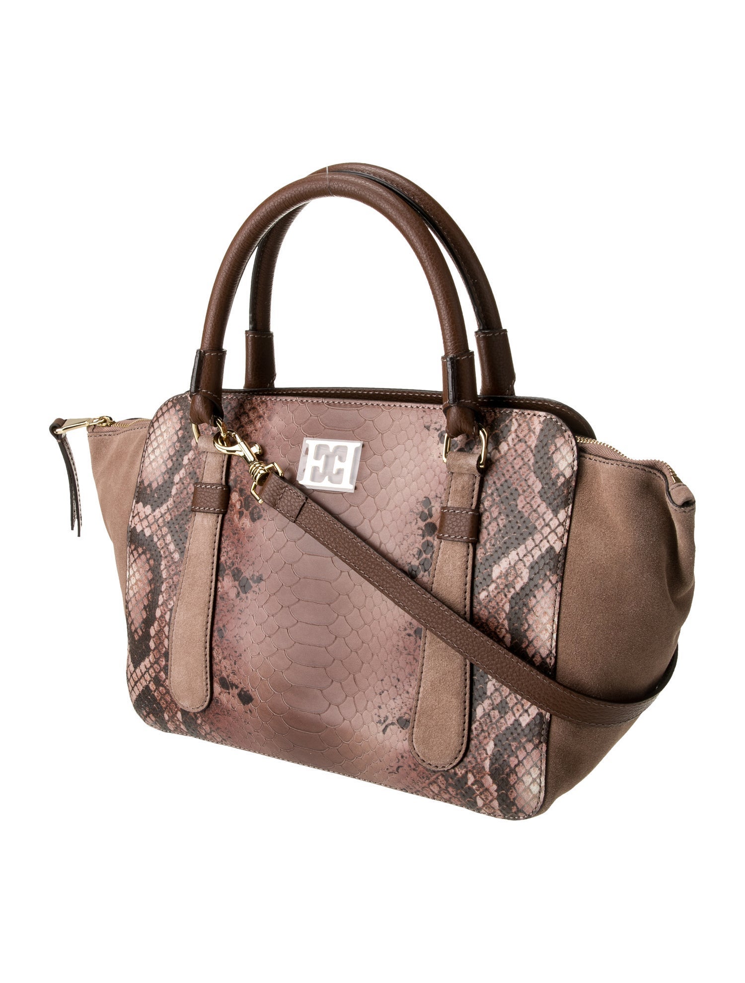 Escada Leather Top Handle Bag