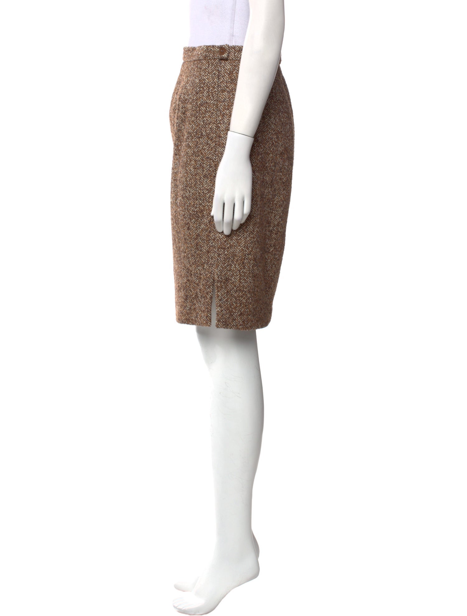 Escada Virgin Wool Knee-Length Skirt