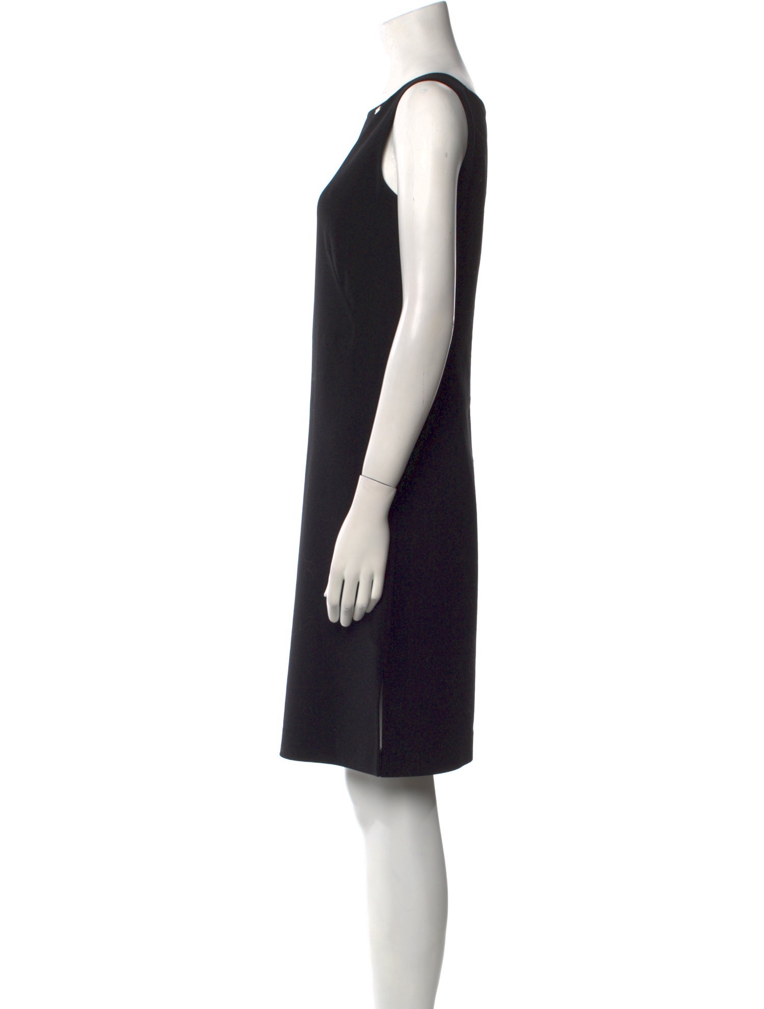 Escada Bateau Neckline Knee-Length Dress