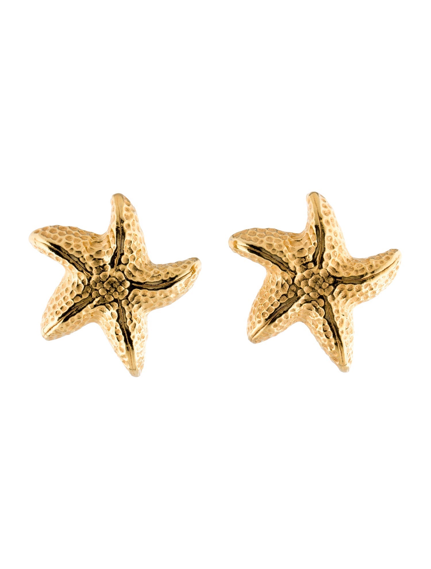 Escada Vintage Starfish Clip-On Earrings