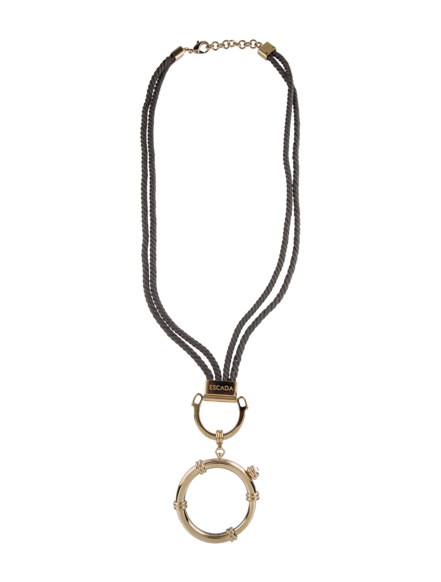 Escada Crystal Pendant Necklace