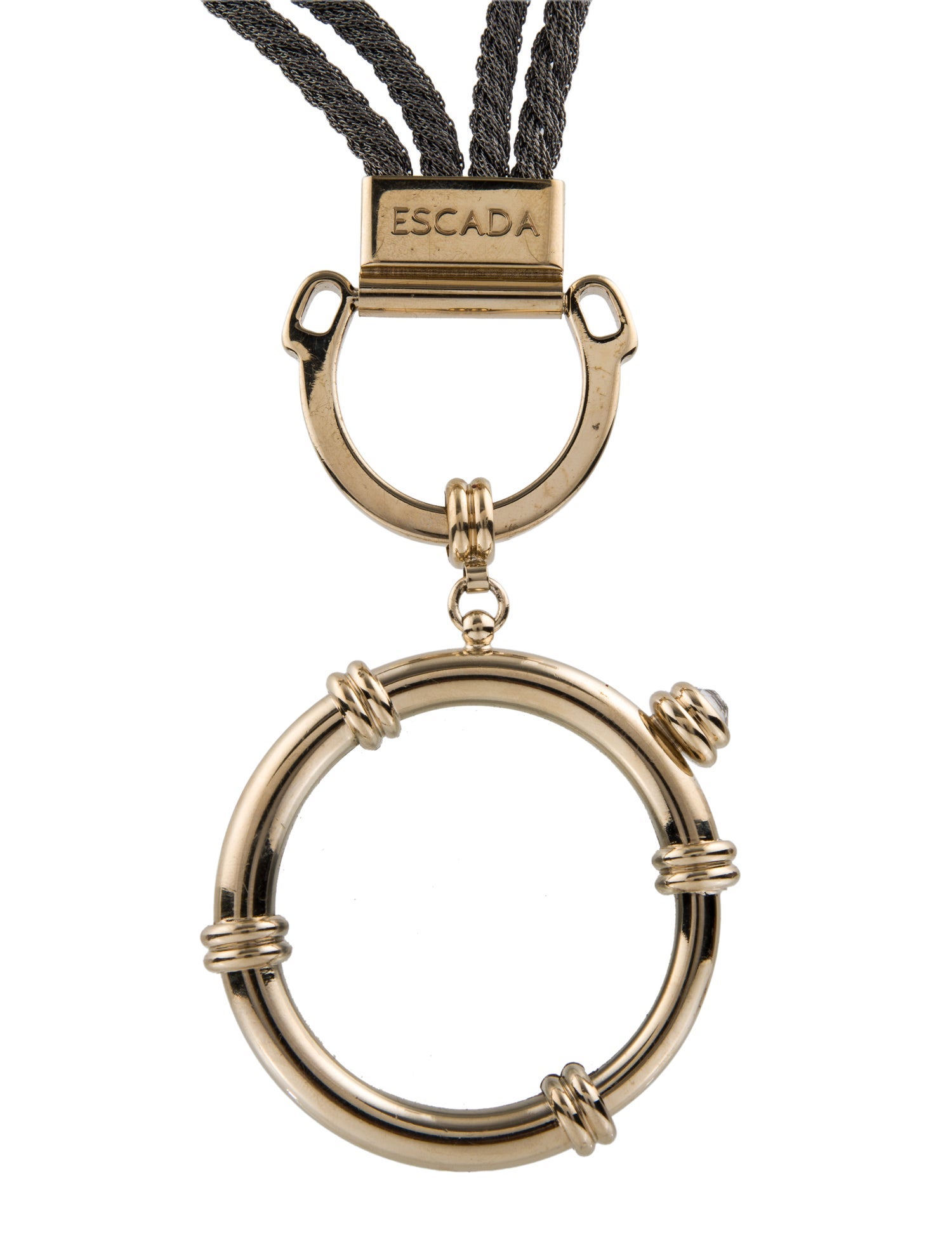 Escada Crystal Pendant Necklace