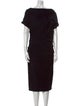 Escada Bateau Neckline Midi Length Dress
