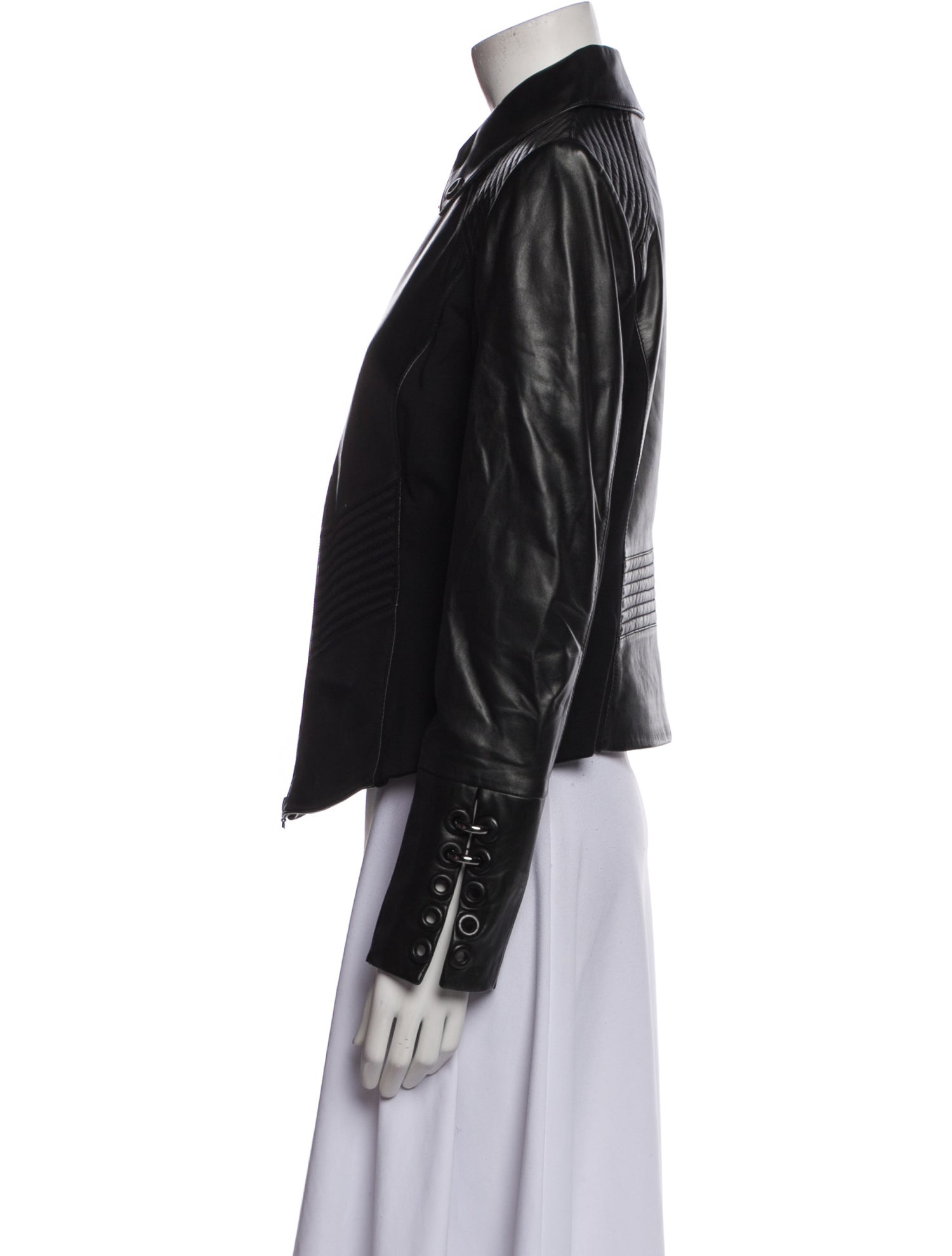 Escada Leather Biker Jacket