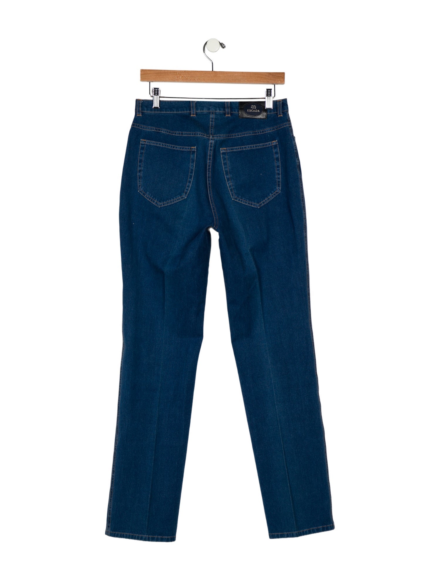 Escada High-Rise Straight Leg Jeans