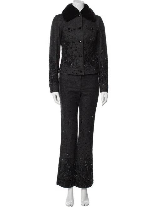 Escada Patterned Pantsuit