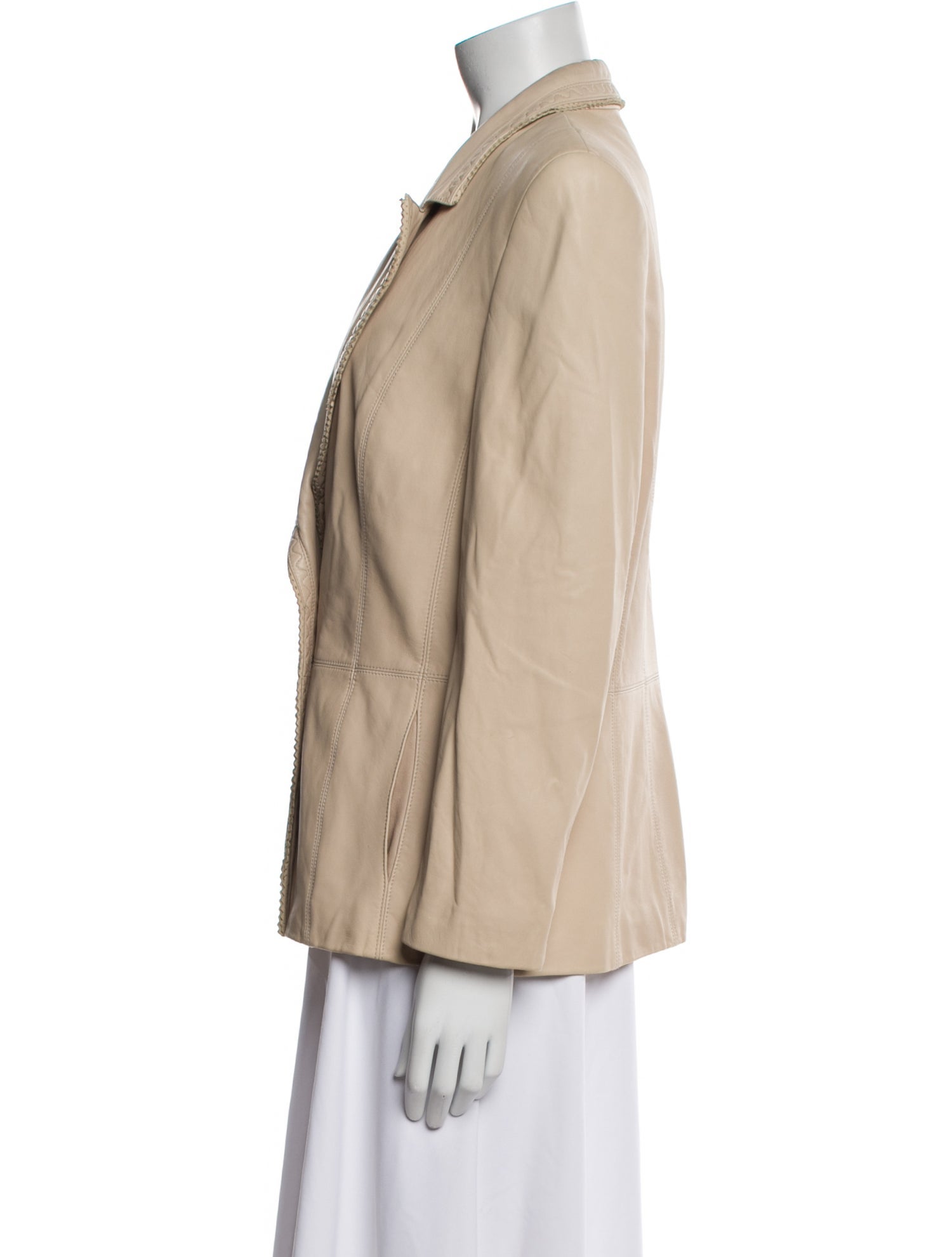 Escada Leather Blazer