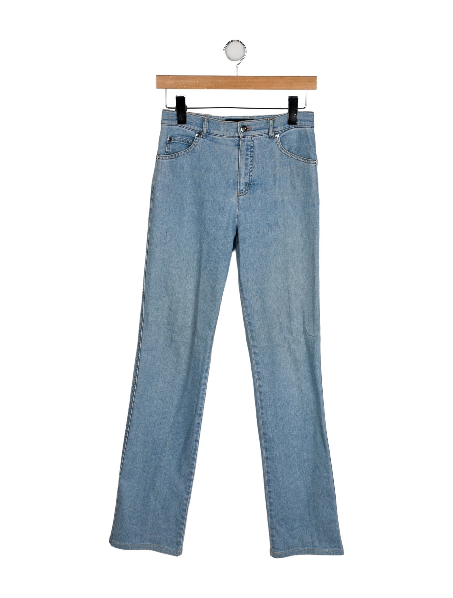 Escada Mid-Rise Straight Leg Jeans