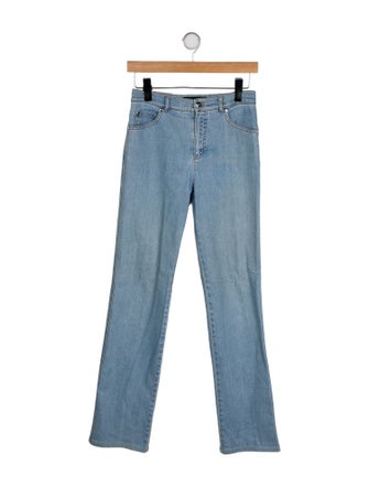 Escada Mid-Rise Straight Leg Jeans