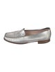 Escada Leather Printed Loafers