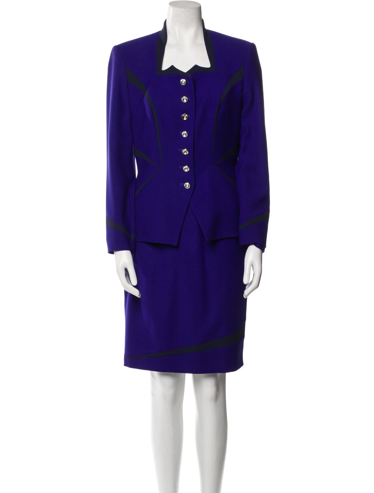 Escada Vintage Wool Skirt Set