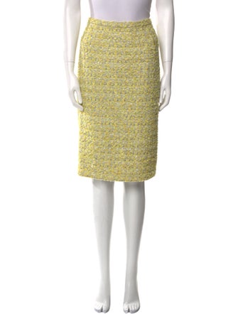 Escada Linen Midi Length Skirt