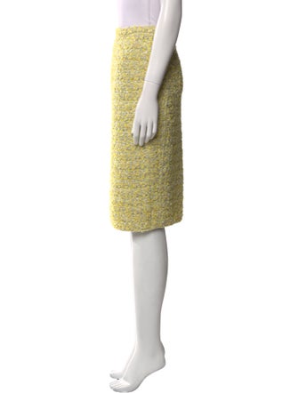 Escada Linen Midi Length Skirt