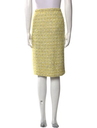 Escada Linen Midi Length Skirt