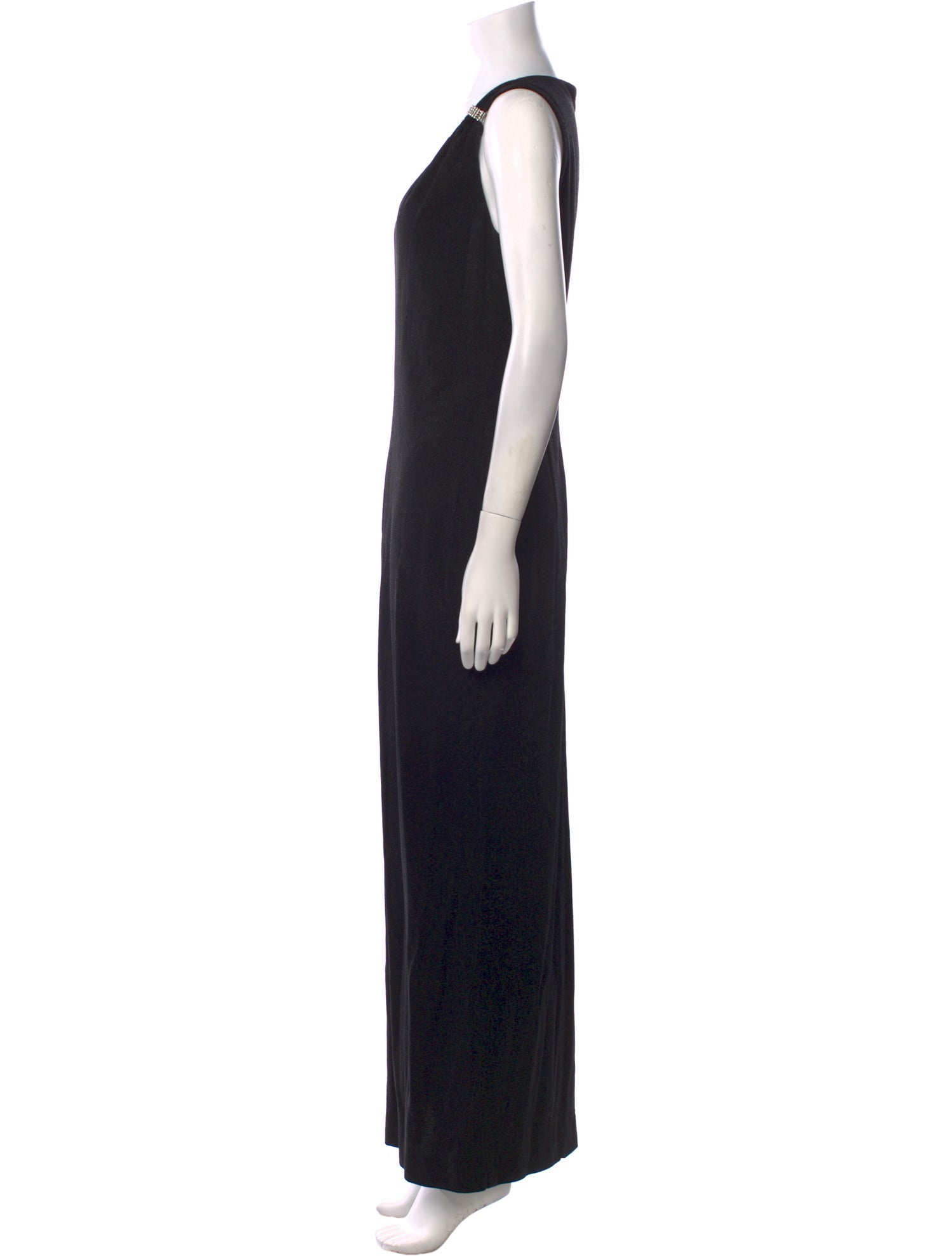Escada V-Neck Long Dress