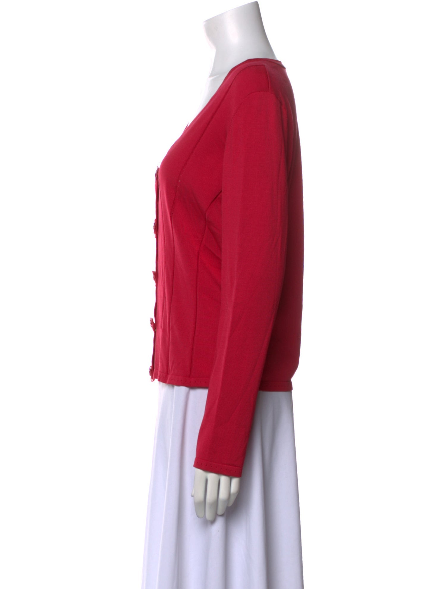 Escada Silk V-Neck Sweater