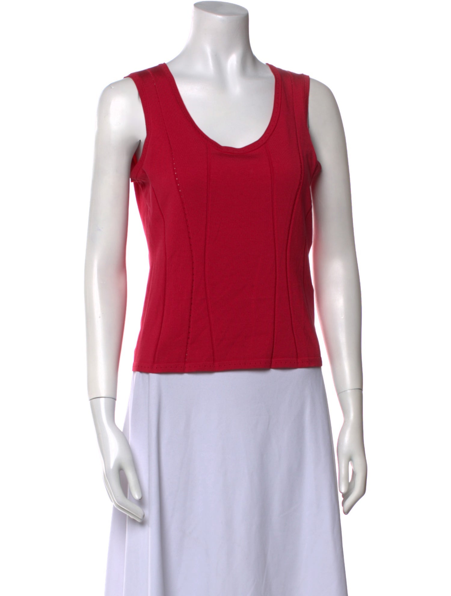 Escada Silk Scoop Neck Top