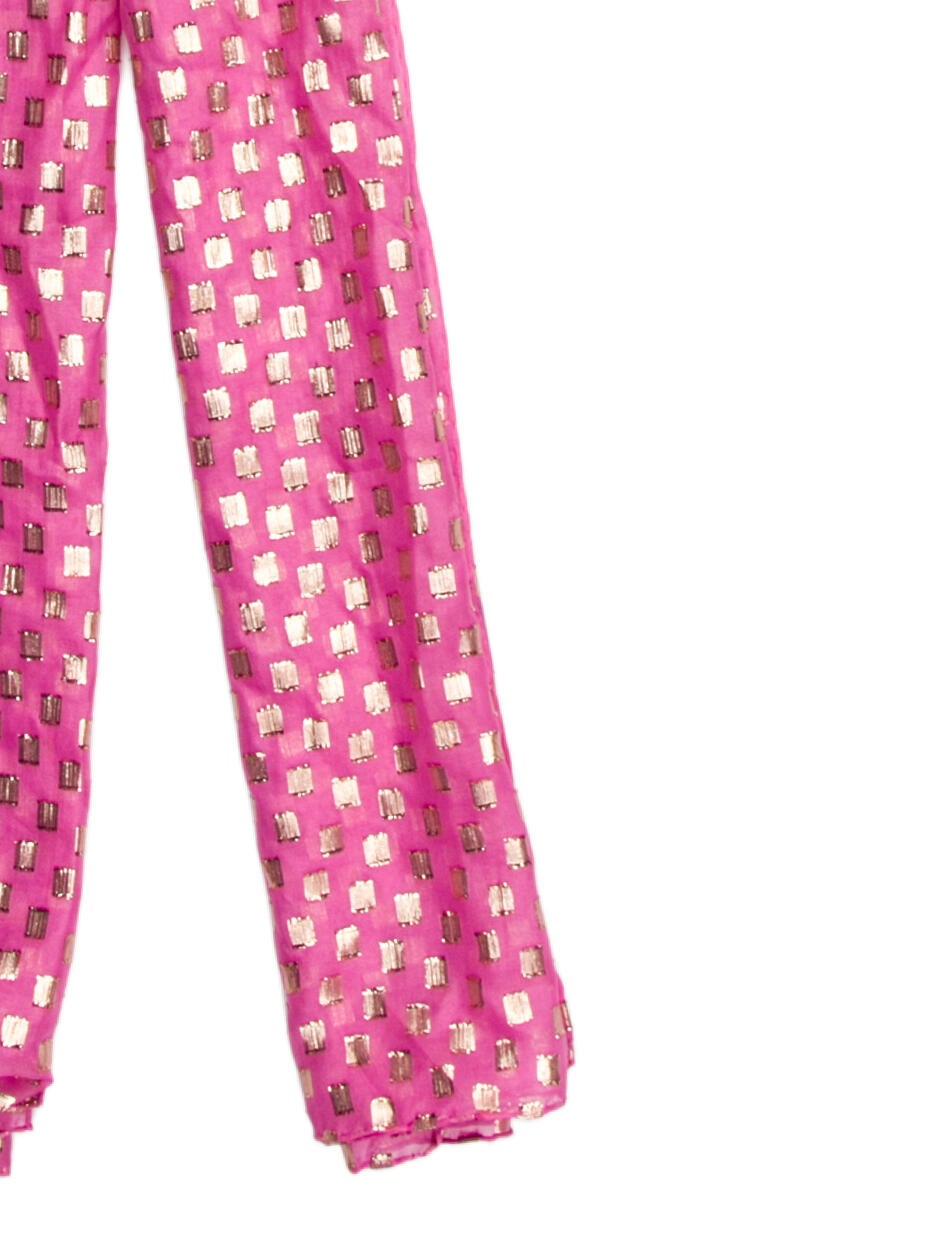 Escada Silk Floral Print Scarf