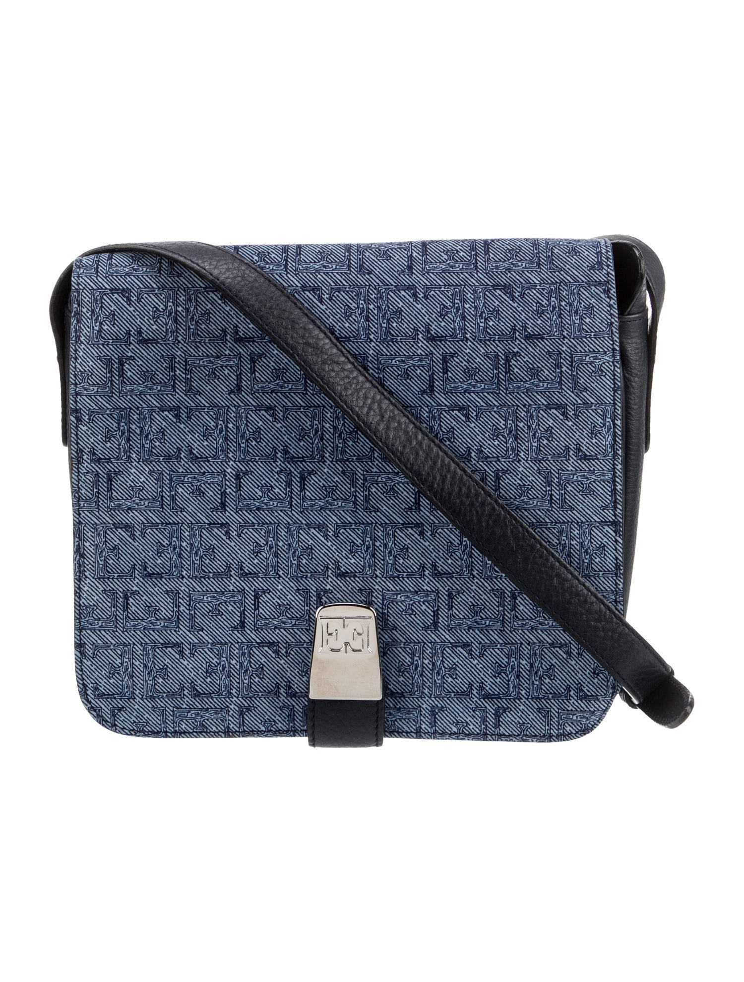 Escada Leather Messenger Bag