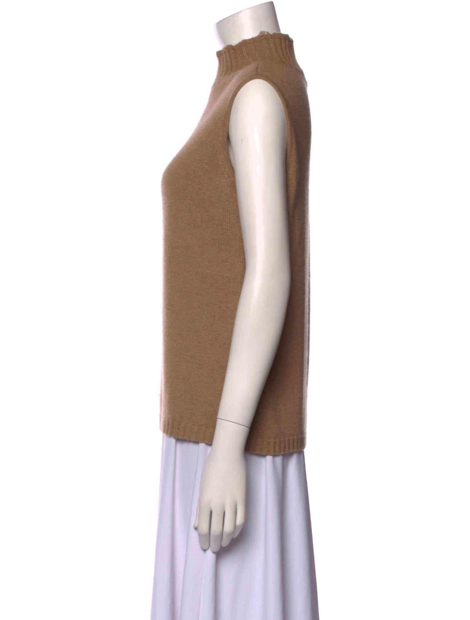 Escada Virgin Wool Mock Neck Top