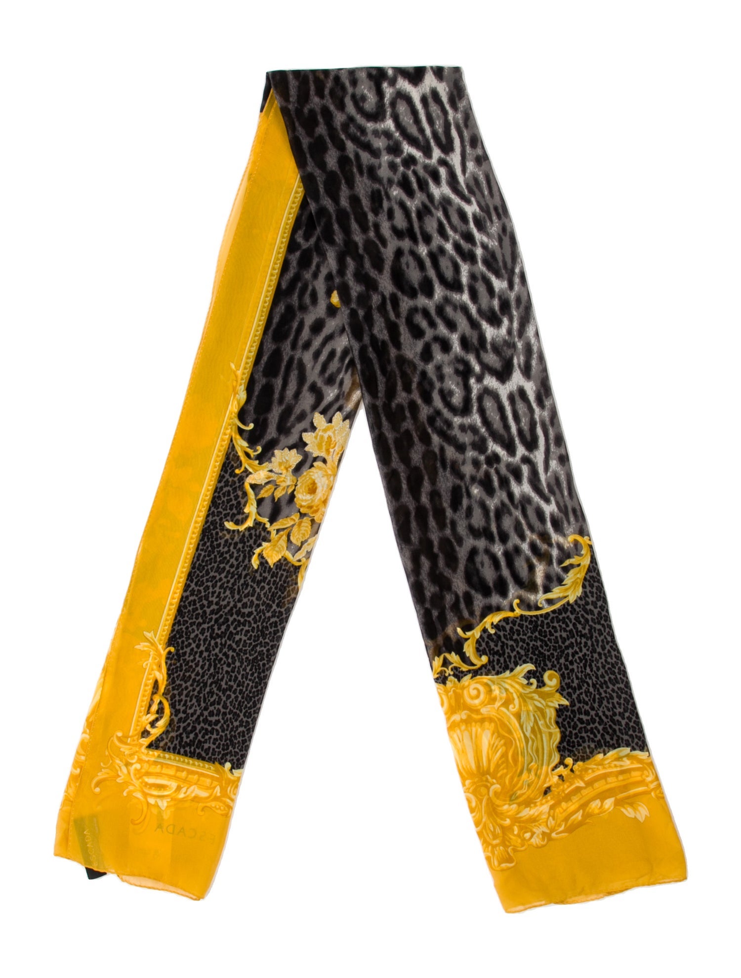 Escada Les Perroquets Silk Scarf