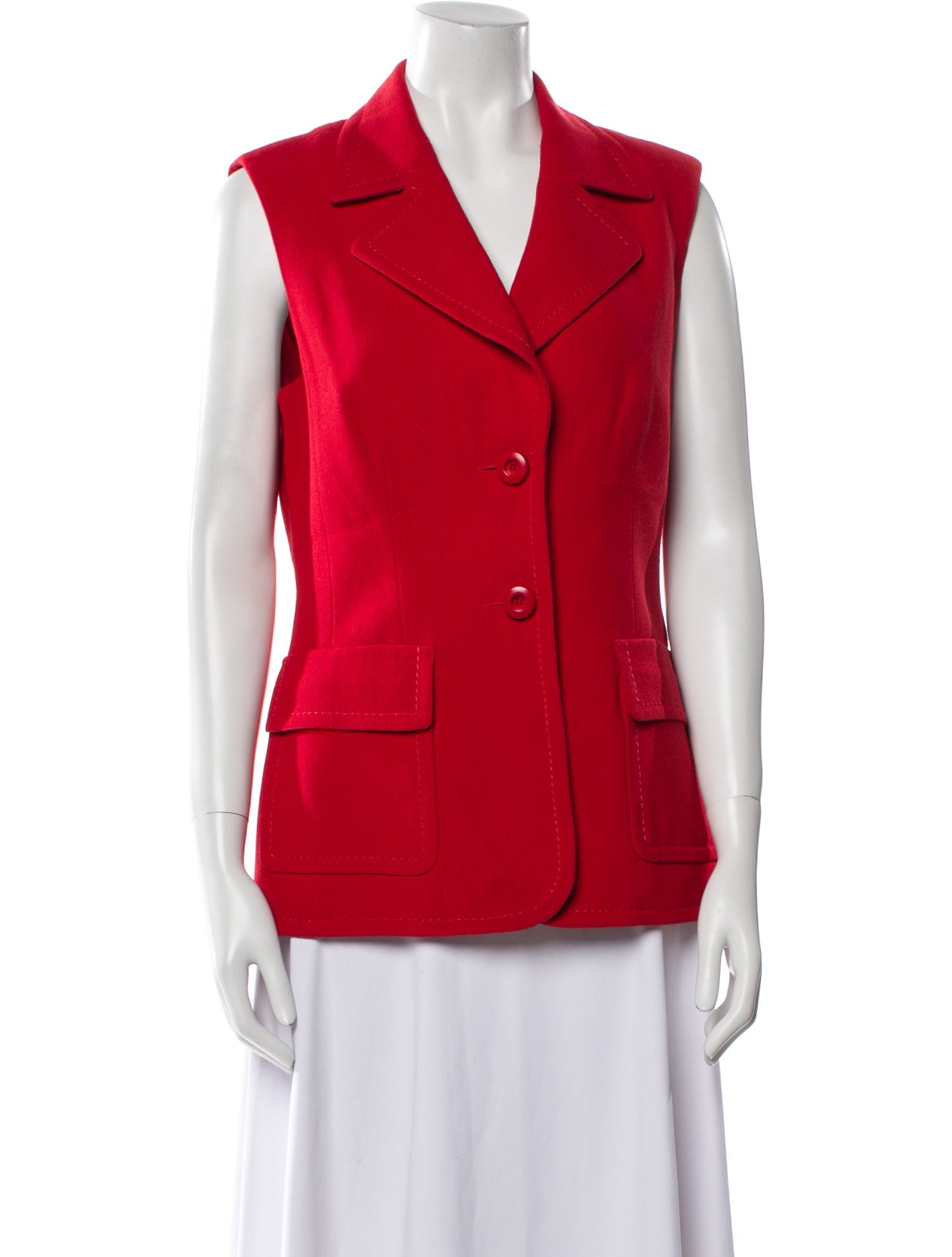 Escada Virgin Wool Vest