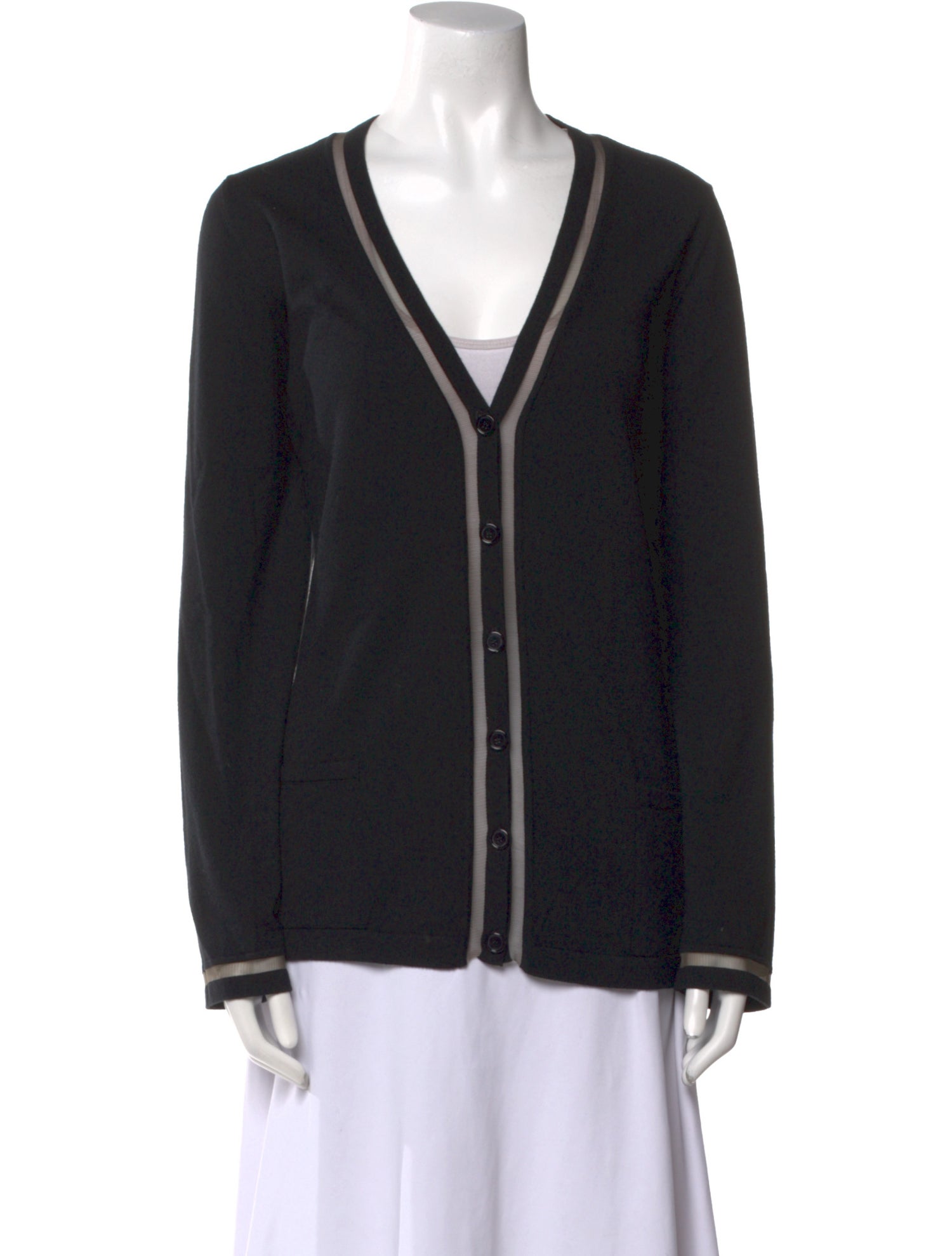 Escada Virgin Wool V-Neck Sweater